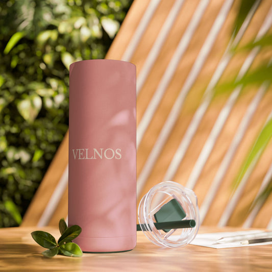 Pink Stylish Matte Tumbler, Custom 20oz Travel Mug, Pink Insulated Cup with Straw, Perfect Gift for Friends, Home & Office, Hydration